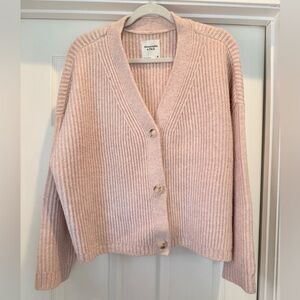 Abercrombie & Fitch Ribbed Short Cardigan